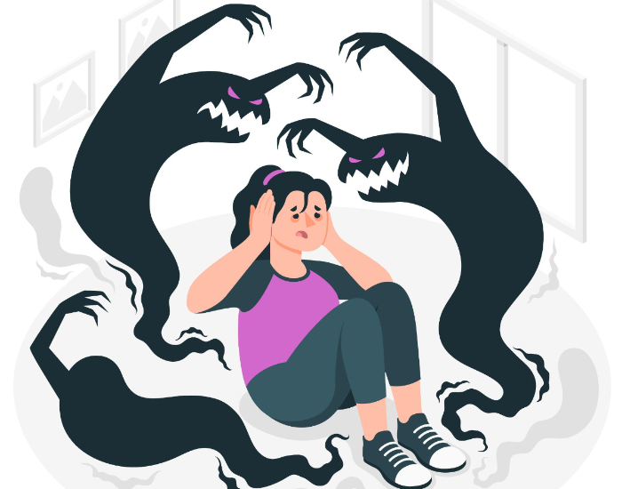 Ilustrasi, hal yang dianggap tidak menarik bahkan seperti kutukan bagi seorang introvert dalam hidupnya. Freepik/ storyset. - Image