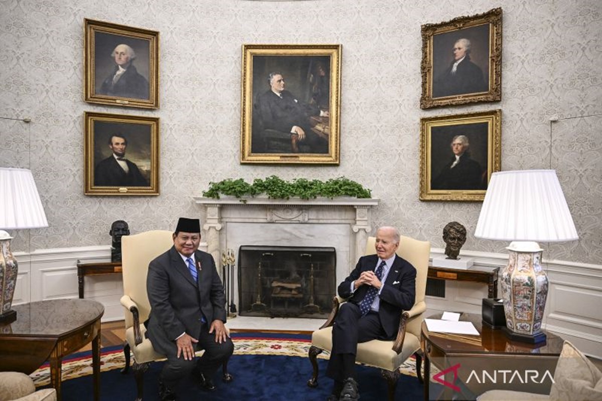 Presiden Amerika Serikat (AS) Joe Biden menyatakan dukungannya terhadap upaya Indonesia untuk mempercepat permohonan aksesi keanggotaan. (ANTARA) - Image