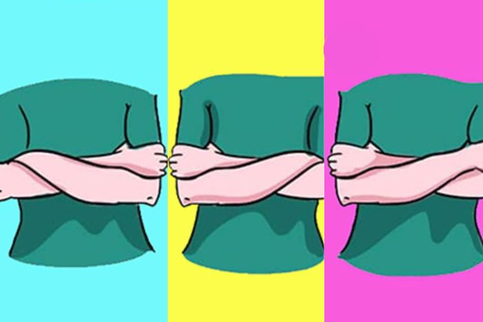 Ilustrasi tes kepribadian dilihat dari posisi lengan untuk yang dapat mengungkapkan sifat dan karakter tersembunyi seseorang. (JagranJosh) - Image