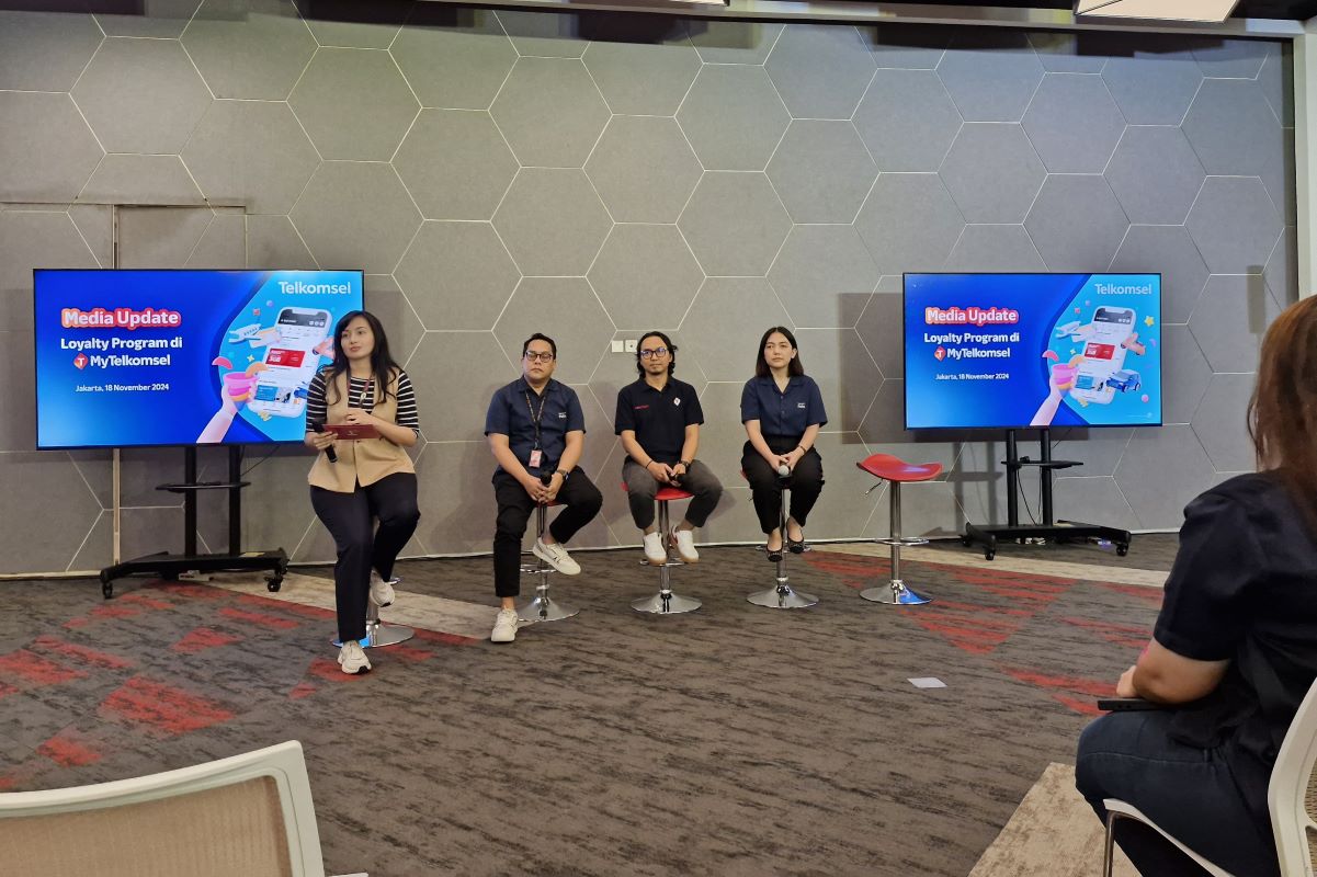Jumpa pers Telkomsel di Jakarta, Senin (18/11). (RianAlfianto/JawaPos.com). - Image