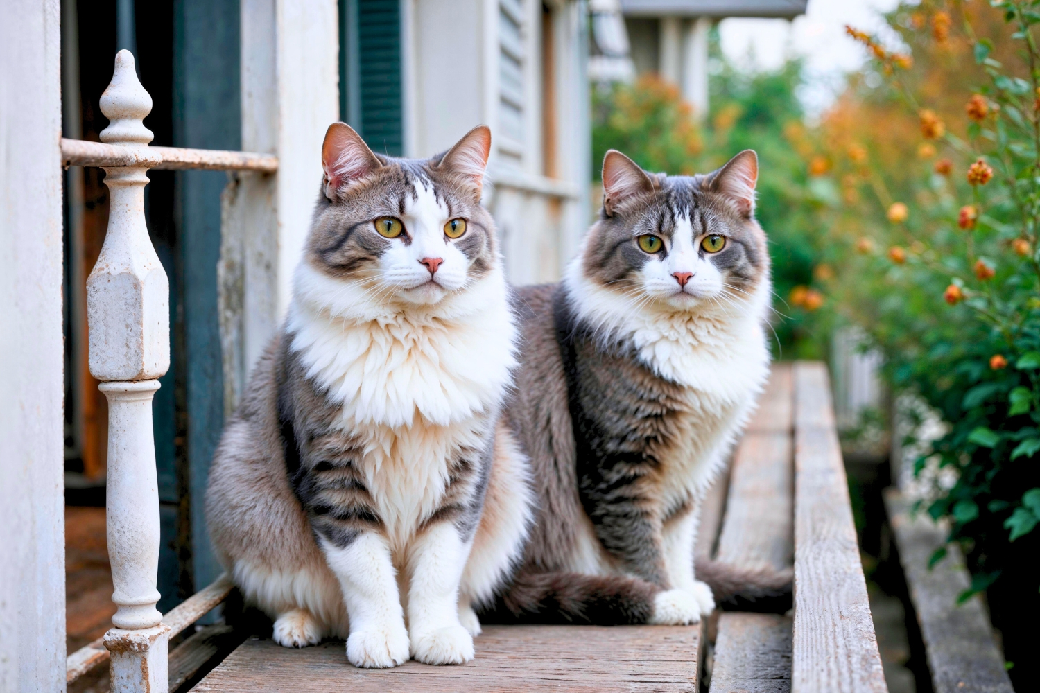 Ilustrasi kucing yang berpasangan. (Freepik) - Image