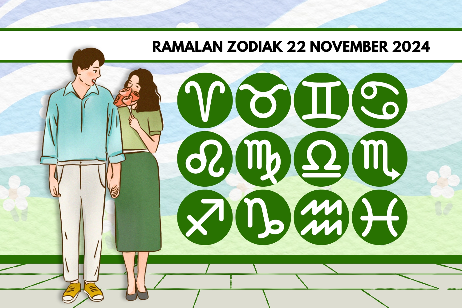 Ilustrasi ramalan zodiak. (Nurul Fitriyah/JawaPos.com) - Image