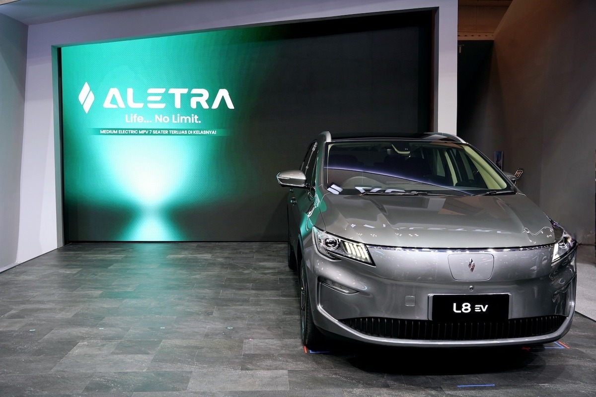 Merek otomotif pendatang baru bernama Aletra meluncurkan mobil listrik pertamanya di Indonesia di acara GJAW 2024. (Istimewa) - Image