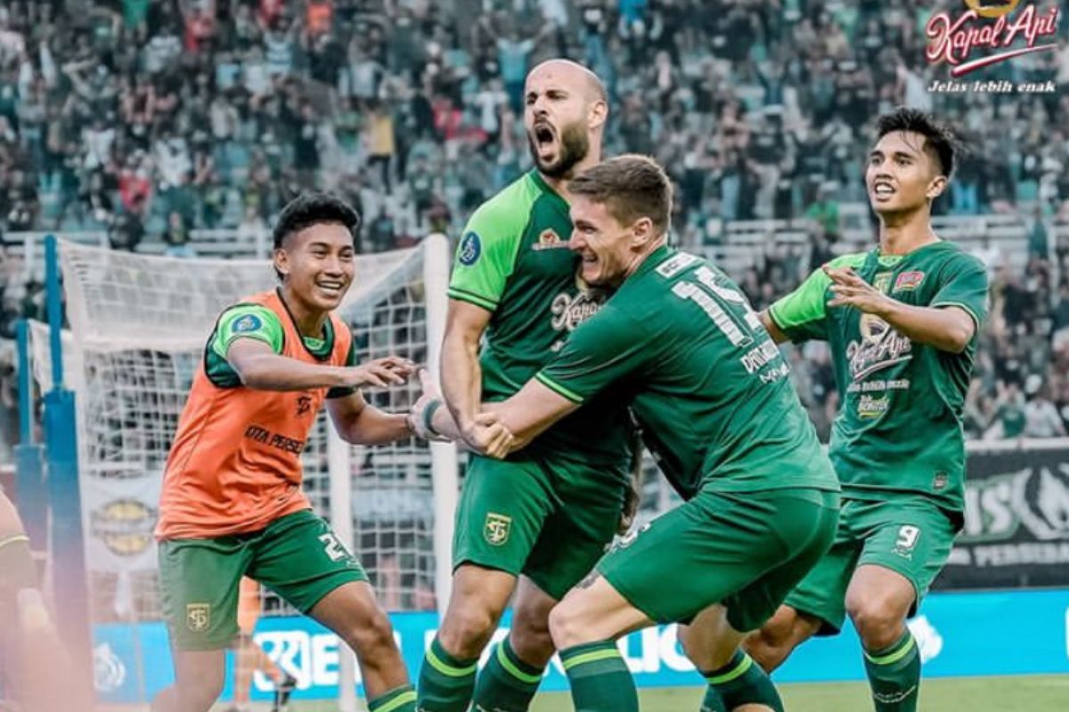 Mohammed Rashid selamatkan Persebaya dengan menang dari Persija. (Media Persebaya) - Image