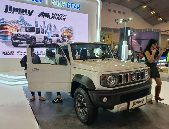 Suzuki Jimny 5-door yang diluncurkan di GJAW 2024 dengan jumlah terbatas. - Image