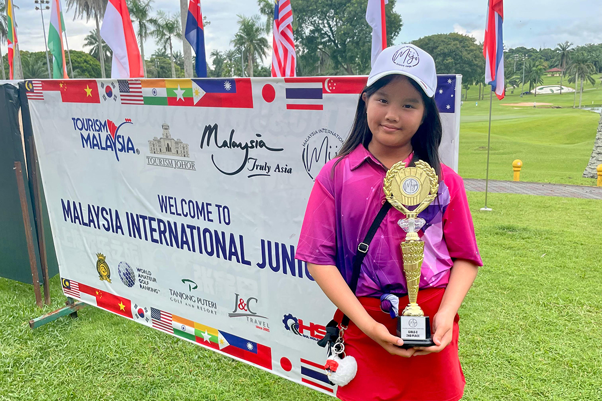 Golfer junior asal Surabaya Annabelle Leimena. (Dok. Pribadi) - Image