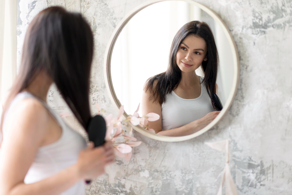 Perilaku yang ditinggalkan agar percaya diri dengan tubuh sendiri menurut Psikologi. (Freepik/ freepik) - Image