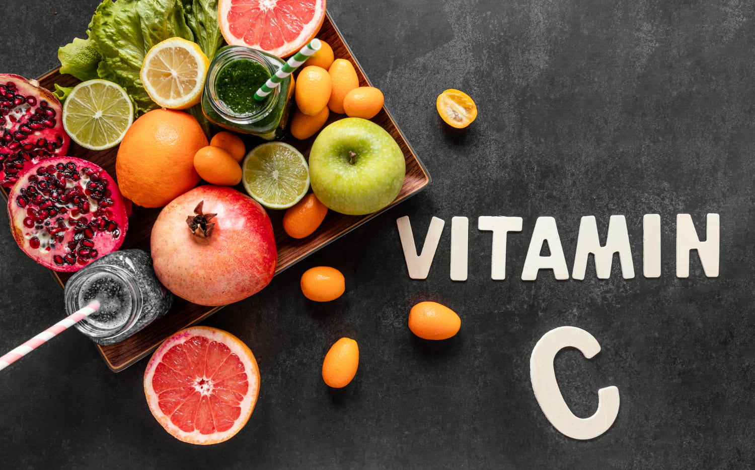 ilustrasi sumber vitamin C. (freepik) - Image