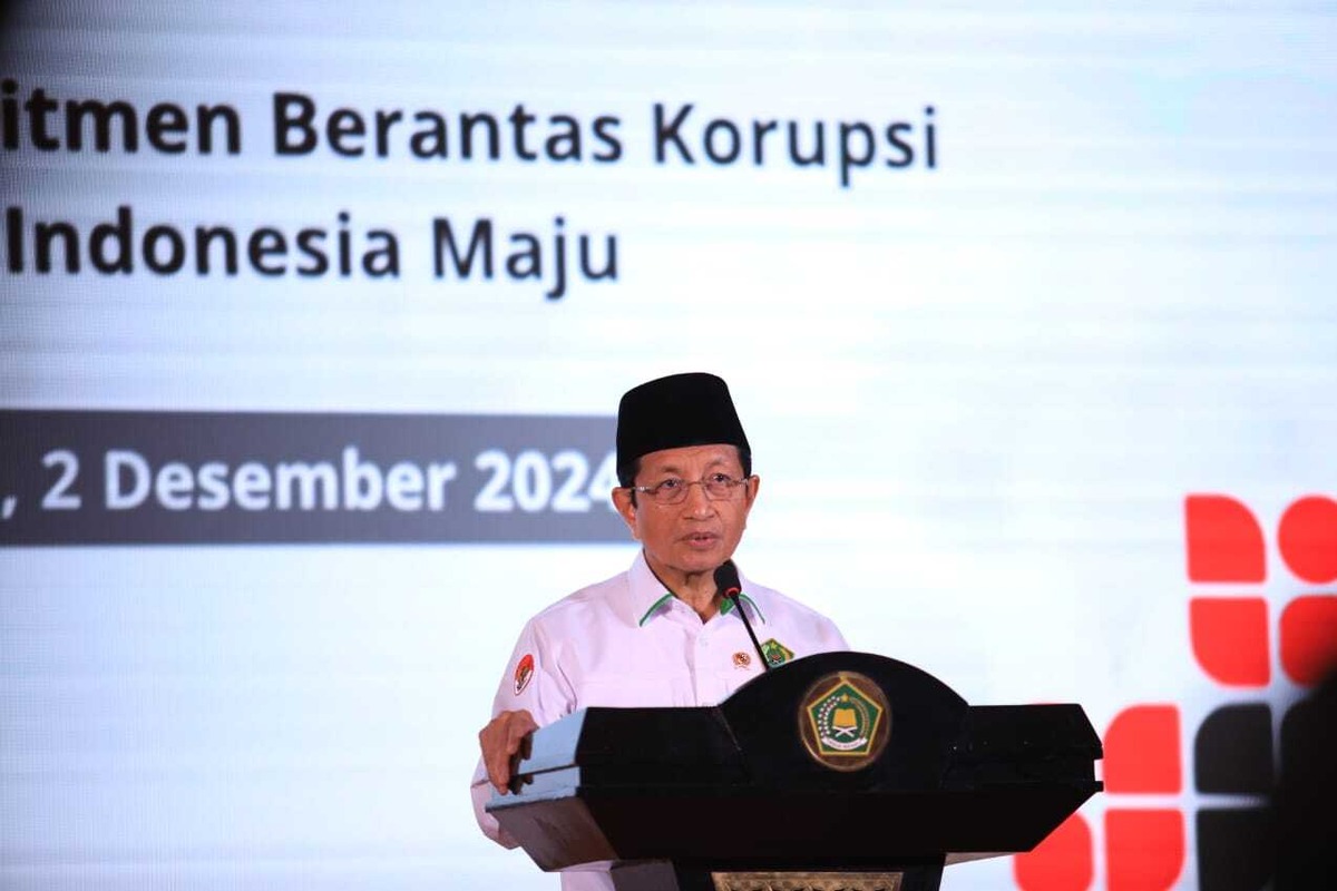 Menteri Agama (Menag) Nasaruddin Umar di Jakarta (2/12). (Humas Kemenag) - Image