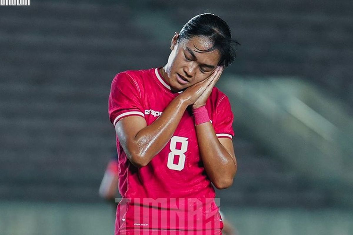 Reva Octaviani Pemain bintang Timnas Putri Indonesia berjuang di Piala AFF Putri 2024. (Dok. PSSI) - Image