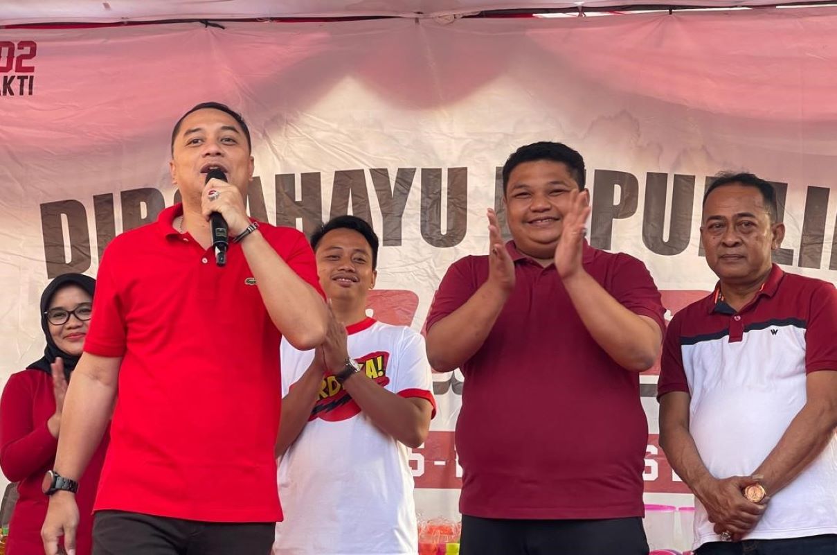 DPC PDIP Surabaya apresiasi langkah Wali Kota Surabaya Eri Cahyadi dalam menanggulangi banjir. (Istimewa) - Image