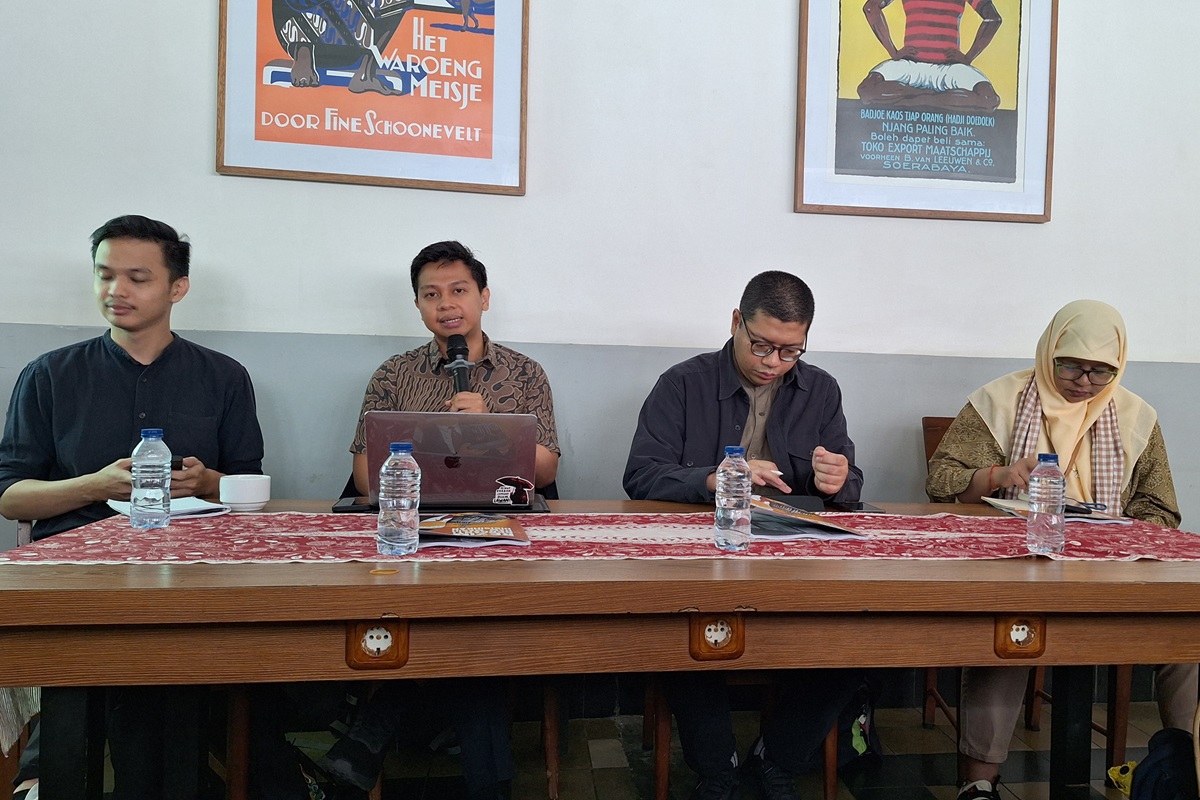 Publikasi Catatan Hari HAM Se-Dunia ke-76 di Jakarta, Jumat (6/12/2024). (Agus Dwi Prasetyo/Jawapos) - Image