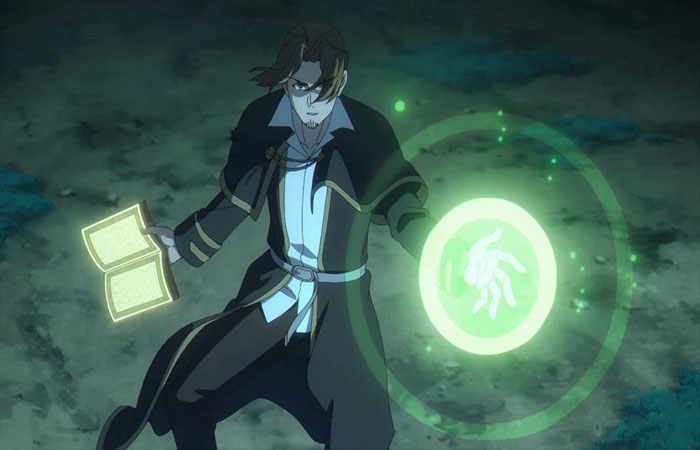Sein dari Frieren: Beyond the Journey’s End merapal mantra saat menghadapi lawan. Anime sihir selalu punya tempat di hati penggemar. (Frieren Wiki – Fandom) - Image