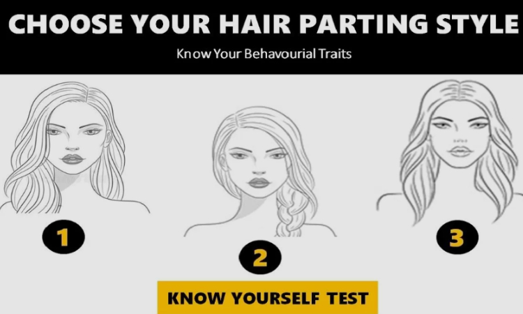 Tes kepribadian berdasarkan belahan rambut favorit. Sumber: jagranjosh.com. - Image