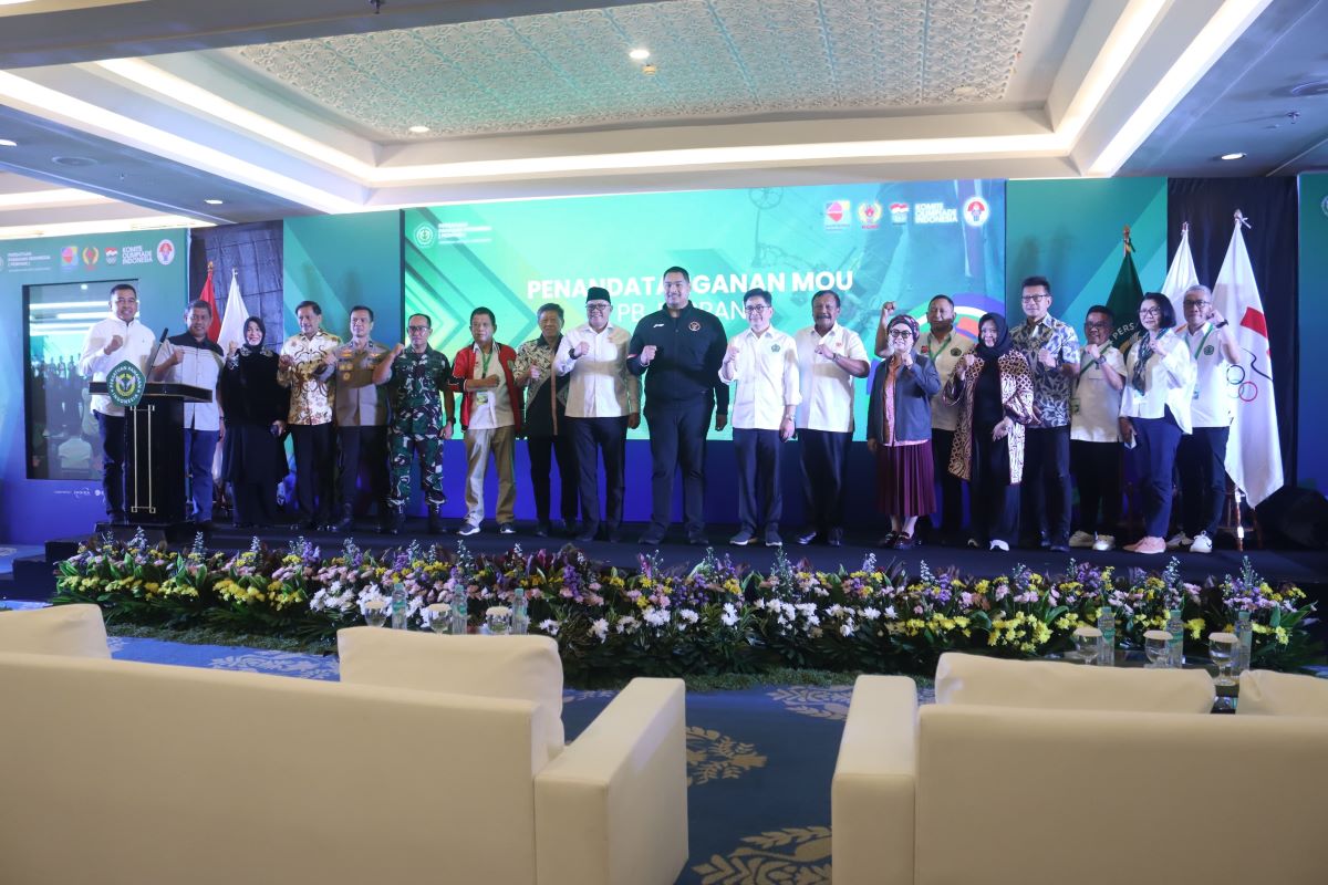 Persatuan Panahan Indonesia (Perpani) menggelar rapat kerja nasional (rakernas) di Hotel Atlet Centuri Artotel, kawasan Senayan, Jakarta Pusat, Minggu (8/12). (Istimewa) - Image