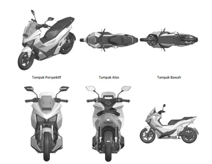 Bocoran motor pertama dari Maka Motors yang akan meluncur di awal tahun 2025 dan sudah didaftarkan di DJKI 2024. - Image