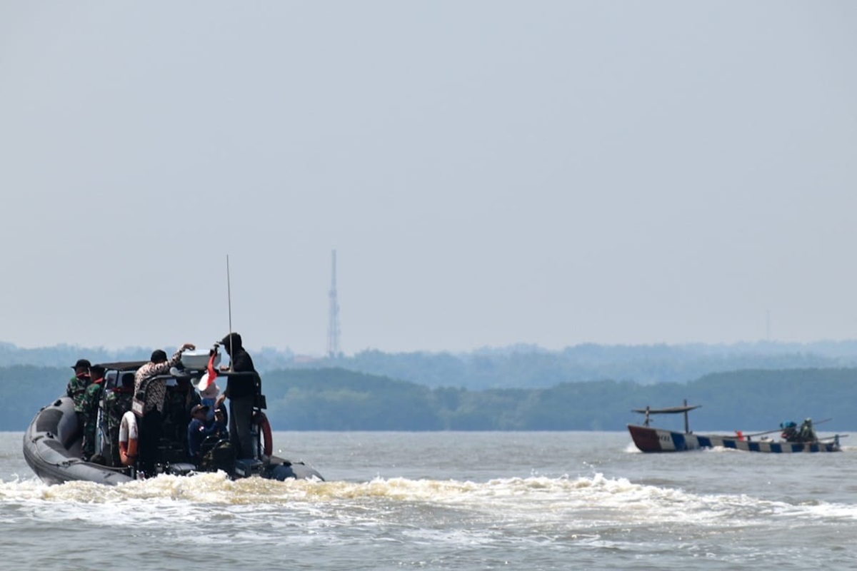BMKG Maritim Tanjung Perak mengimbau masyarakat pesisir Kota Surabaya untuk waspada terhadap ancaman banjir rob. (Humas Pemkot Surabaya) - Image