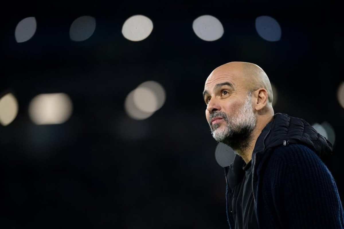 Pep Guardiola mengakui kekalahan timnya dalam Derbi Manchester.(Instagram/@pepteam) - Image
