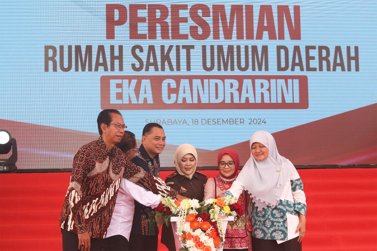 Pemerintah Kota (Pemkot) Surabaya resmi membuka operasional Rumah Sakit Umum Daerah (RSUD) Eka Candrarini di Jalan Medokan Asri Tengah No. 2, Kecamatan Rungkut, Surabaya, Rabu (18/12/2024)/(Istimewa). - Image