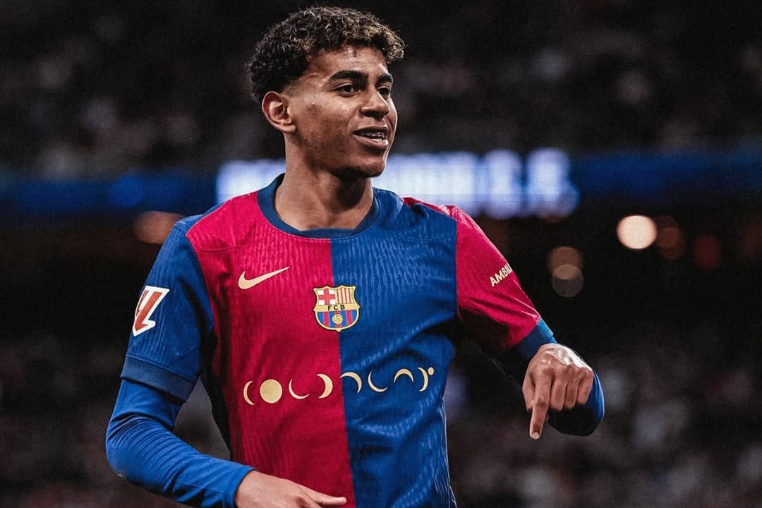 Lamine Yamal mengidolakan Neymar di Barcelona. (Instagram/@lamineyamal) - Image