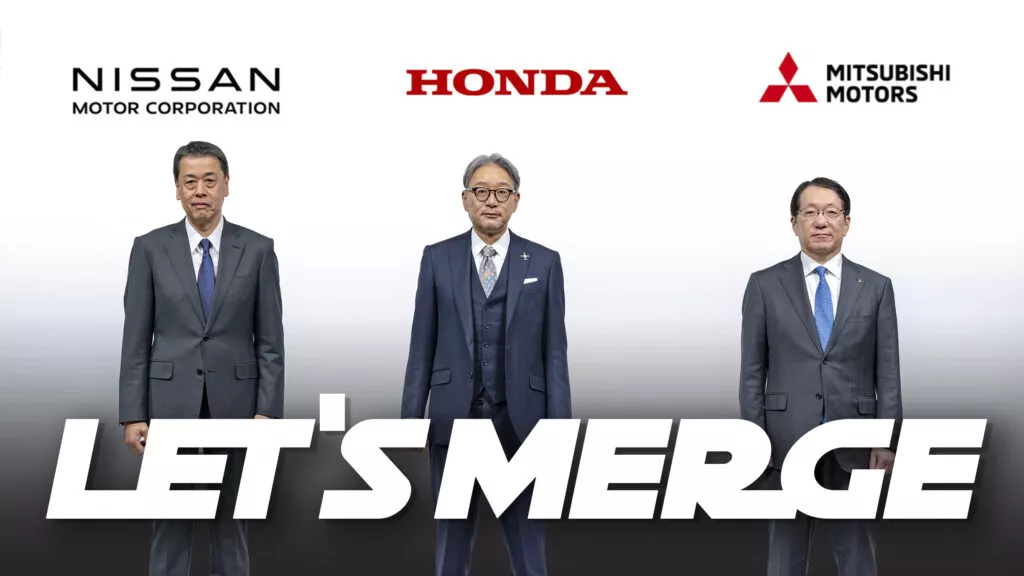 Ilustrasi: Merger Nissan dan Honda dan Mitsubishi bakal jadi perusahaan otomotif terbesar ketiga di dunia. (Carscoops). - Image