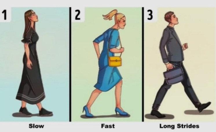 Ilustrasi gaya berjalan yang dapat mengungkap sisi kepribadian yang dimiliki oleh seseorang./JarganJosh - Image