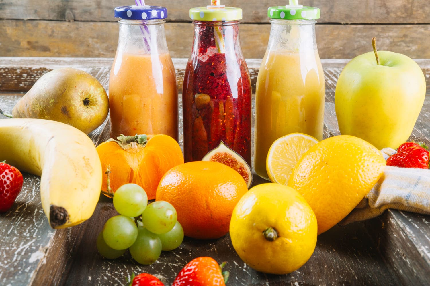 ilustrasi aneka jus buah. Sumber foto: Freepik - Image