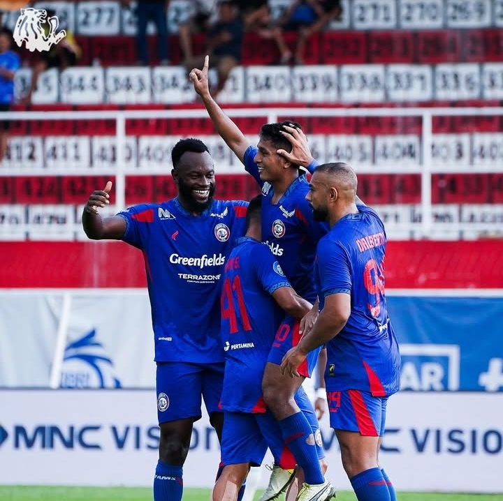 Arema FC menjadi tim paling subur di Liga 1 saat berlaga di kandang lawan. (Media Arema FC) - Image