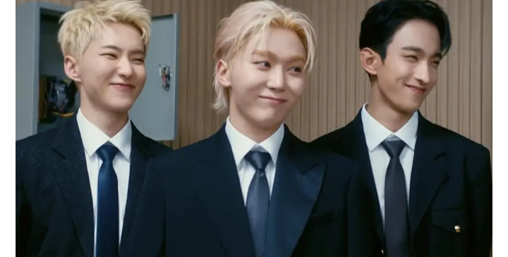 Seungkwan, DK, dan Hoshi SEVENTEEN. Sumber Foto: Soompi - Image
