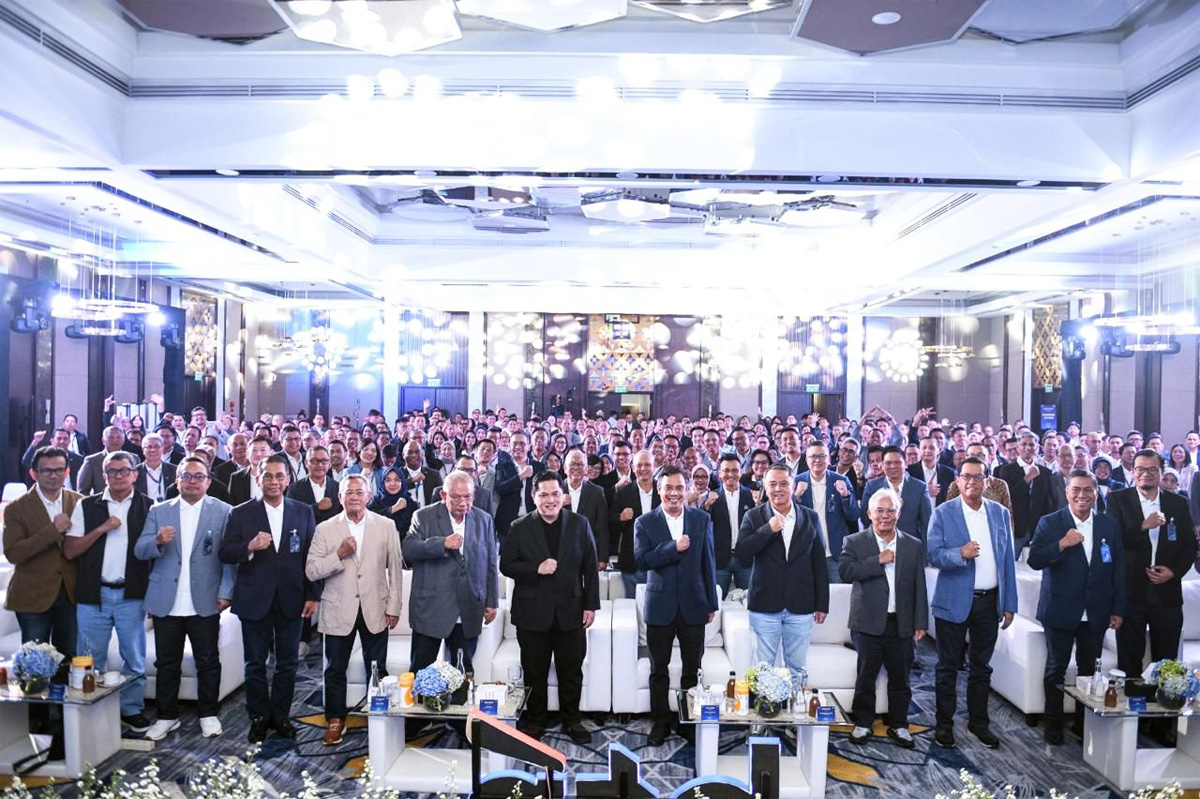 Menteri BUMN Erick Thohir saat menghadiri pembukaan aker BTN 2025 di Jakarta, Jumat (3/1). (Istimewa) - Image