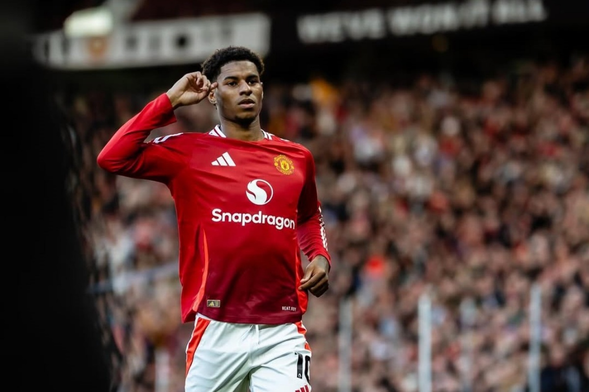 Marcus Rashford dikabarkan akan hengkang dari Manchester United menuju Arsenal. (Instagram @marcusrashford) - Image
