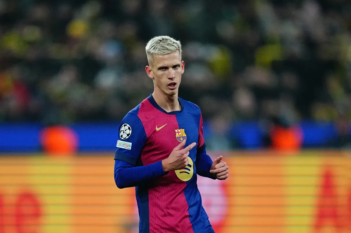 Dani Olmo. (Dok. barcablaugranes.com) - Image