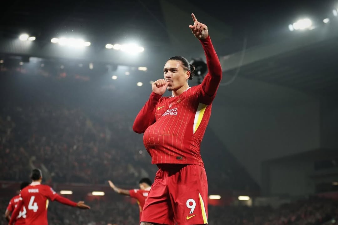 AC Milan tertarik datangkan Darwin Nunez. (Instagram/@darwin_n9) - Image