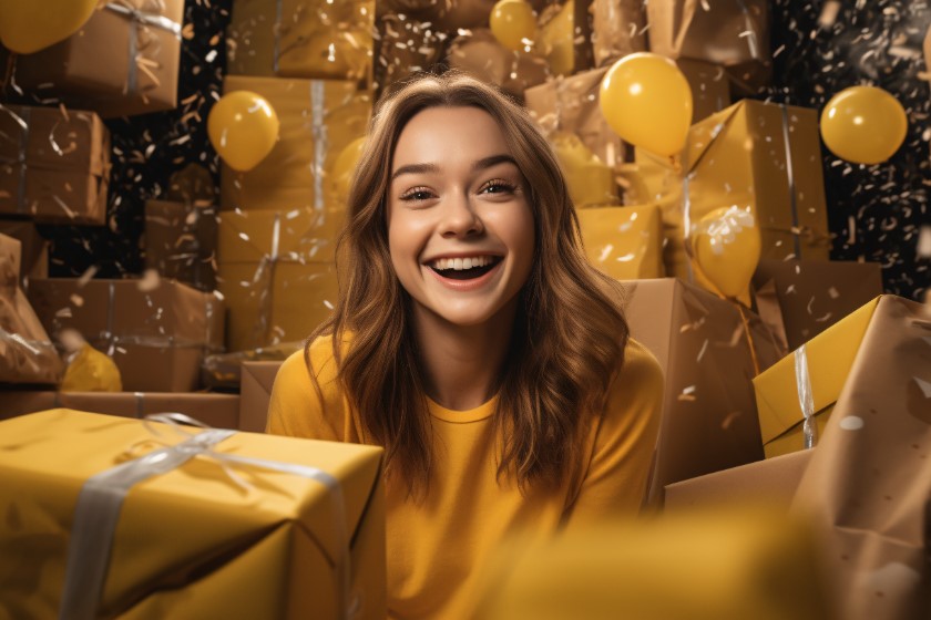 Ilustrasi orang dengan hoki dan rezeki melimpah. (Freepik) - Image