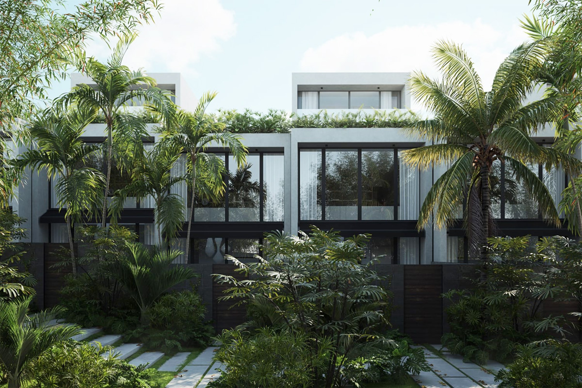 Ilustras townhouse yang dikembangkan di Bali. (Istimewa) - Image