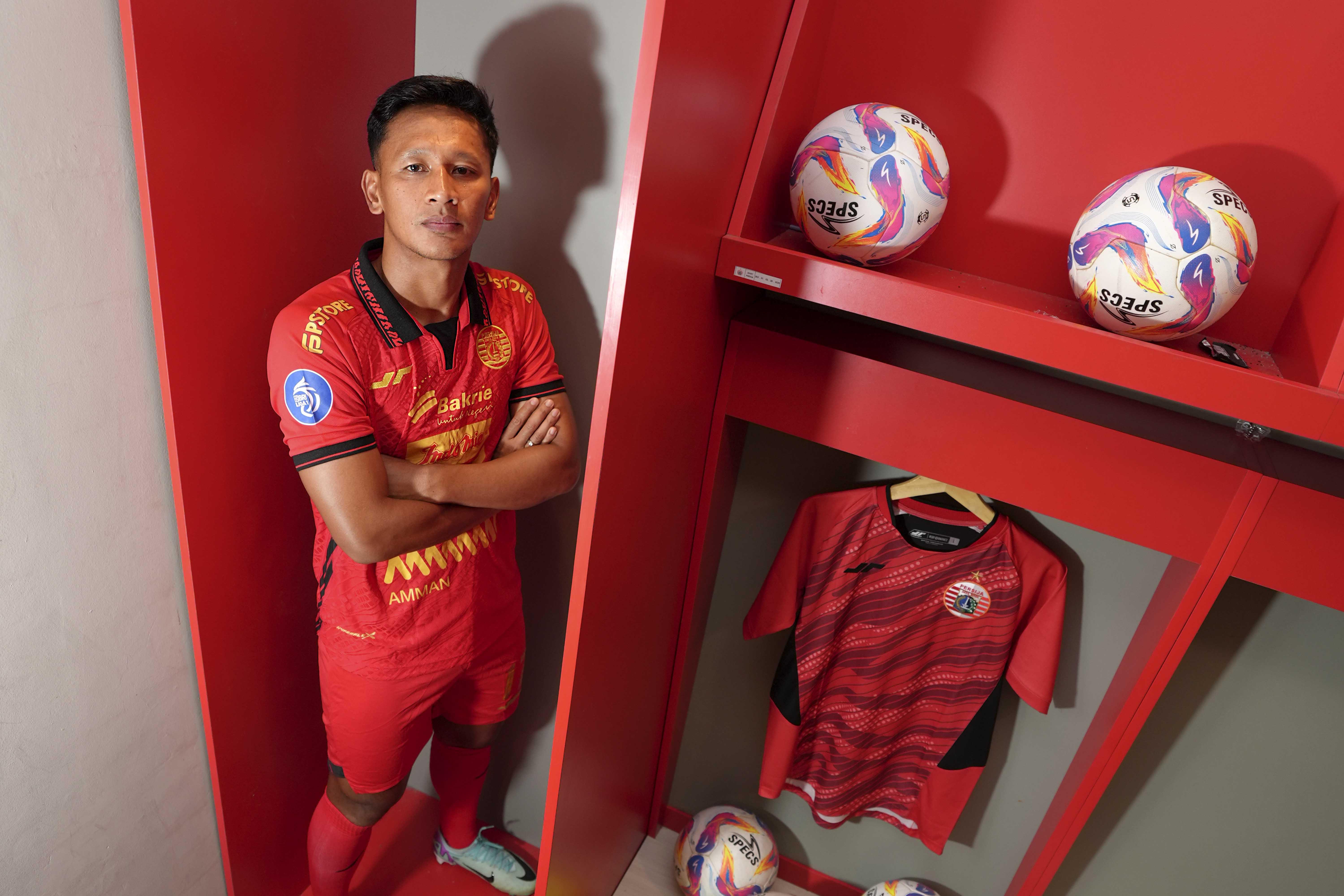 Yandi Sofyan diperkenalkan Persija Jakarta sebagai pemain baru berstatus pinjaman dari Malut United. (persija.id) - Image