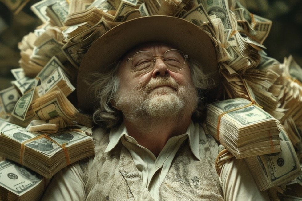 Ilustrasi orang kaya - Image