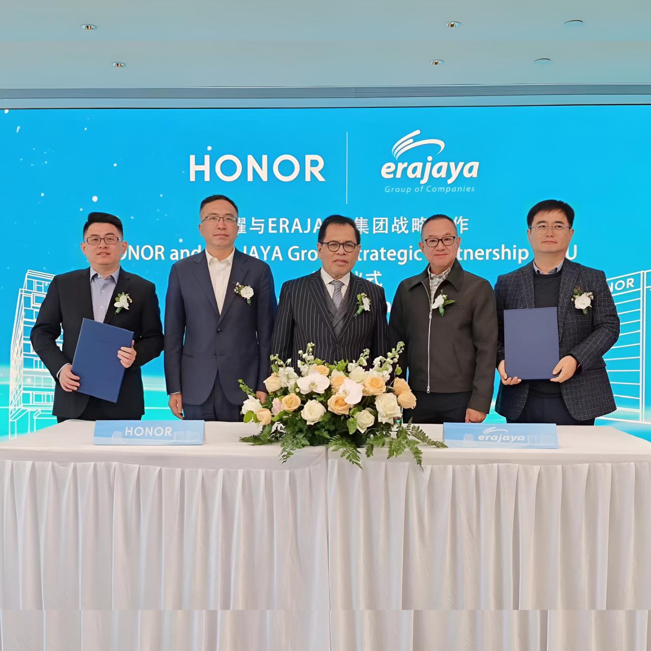 Honor dan Erajaya Group menandatangani MoU di Shenzhen, Tiongkok. (Istimewa). - Image