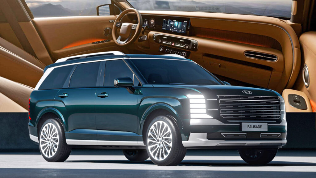 Caption Foto: Hyundai Palisade generasi terbaru. (carscoops.com) - Image
