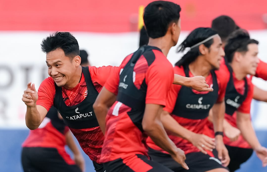 Persija Jakarta menjalani latihan terakhir jelang melawan Barito Putera. (Dok: Media Persija) - Image
