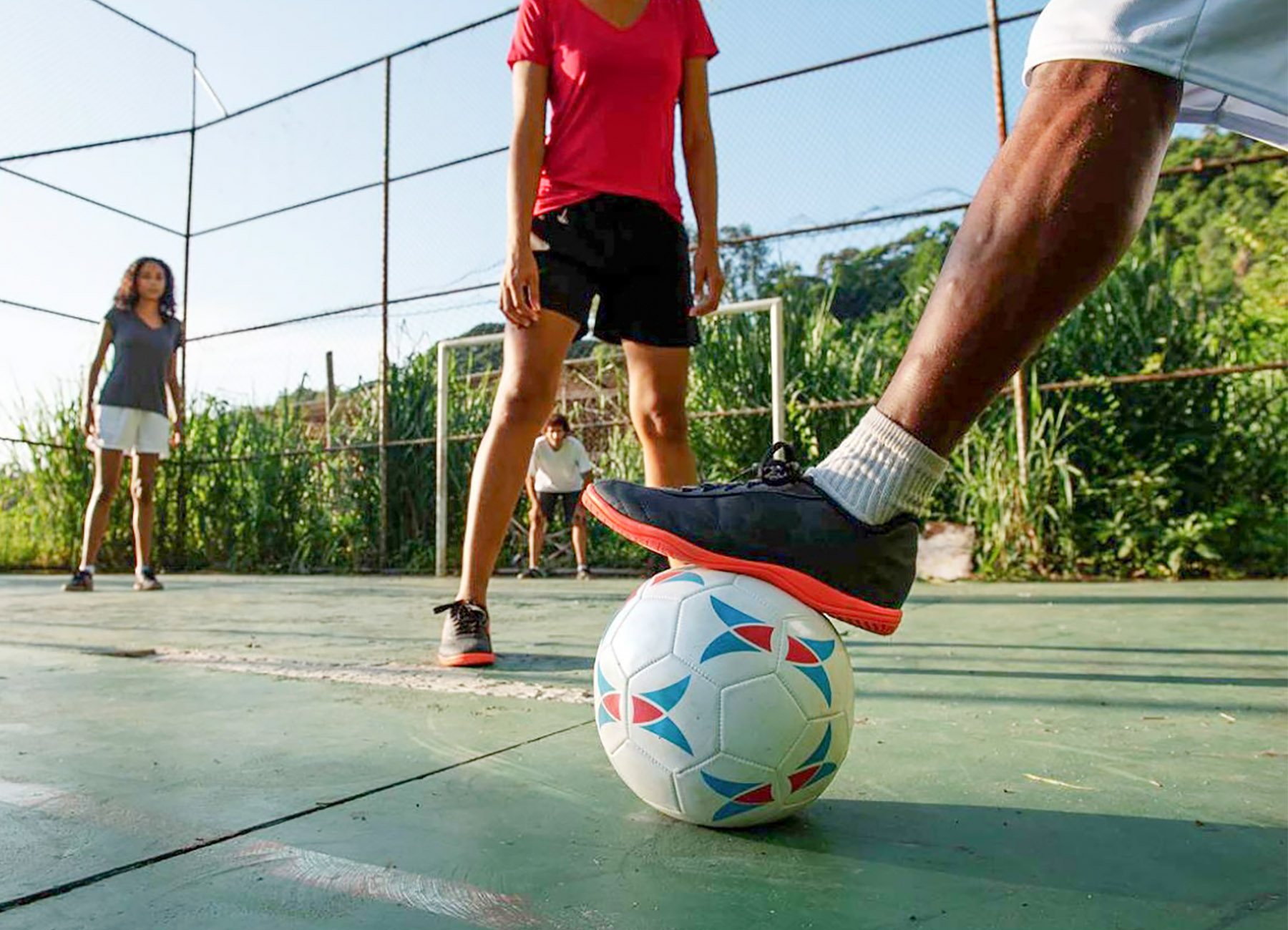 Ilustrasi futsal. - Image