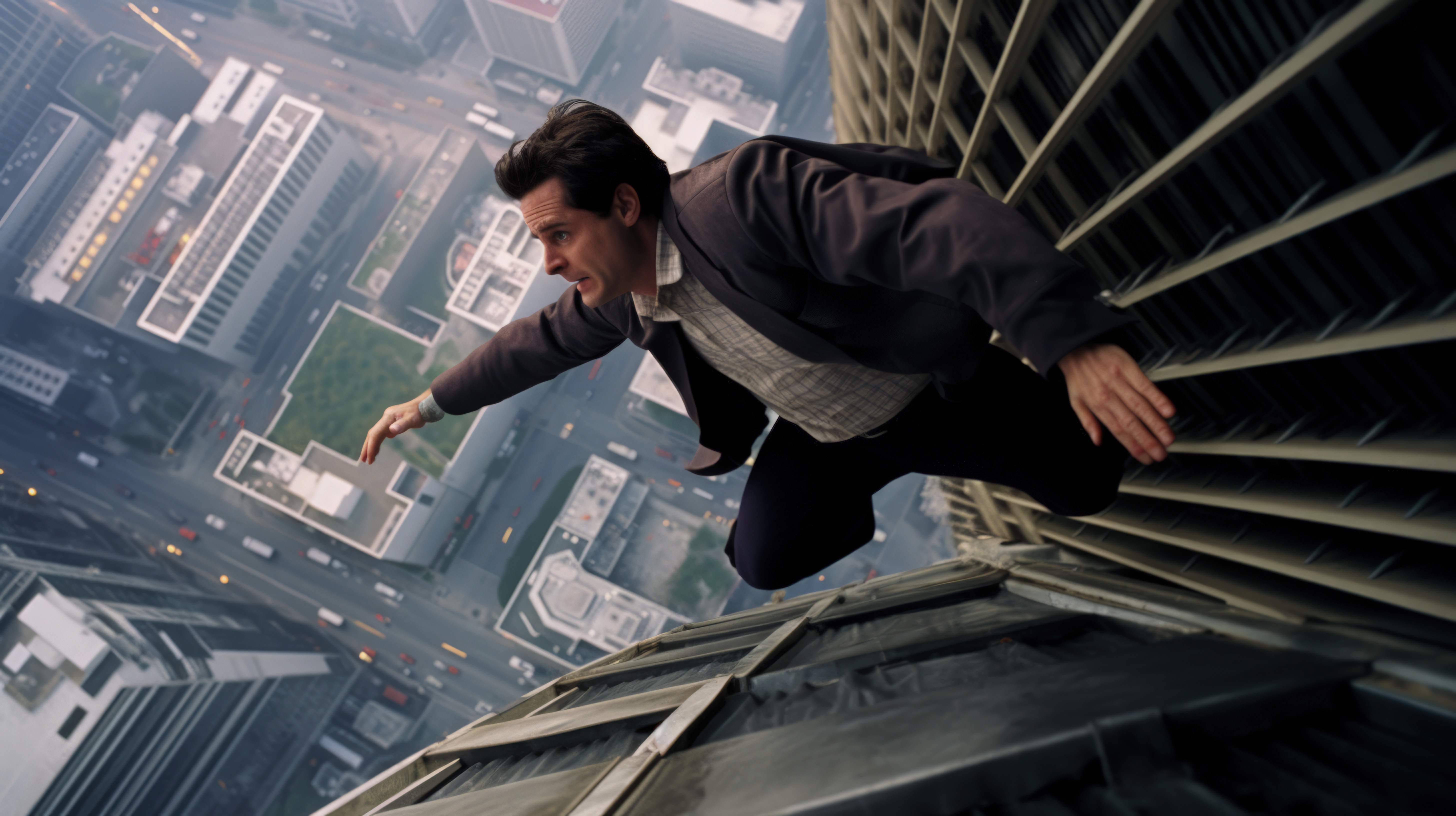 Ilustrasi acrophobia atau takut ketinggian. (Freepik) - Image