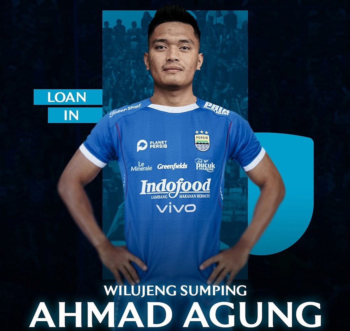 Ahmad Agung, pemain Persik resmi bergabung dengan Persib dengan status pemain pinjaman. (Instagram @persib) - Image