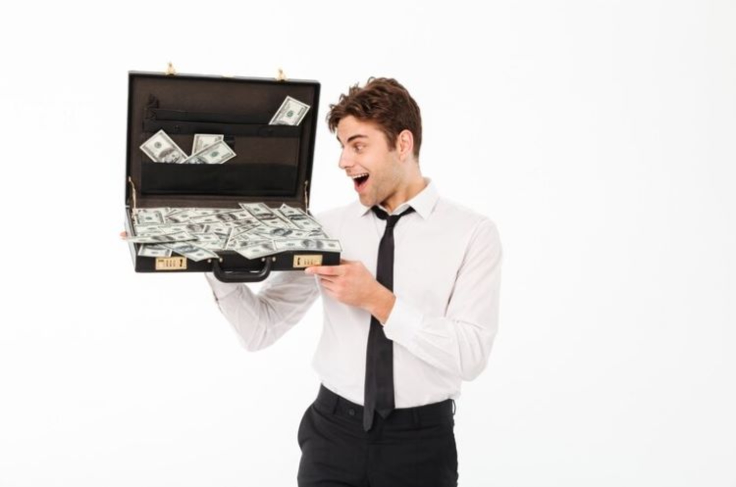 Ilustrasi orang kaya dan sukses. (Freepik) - Image