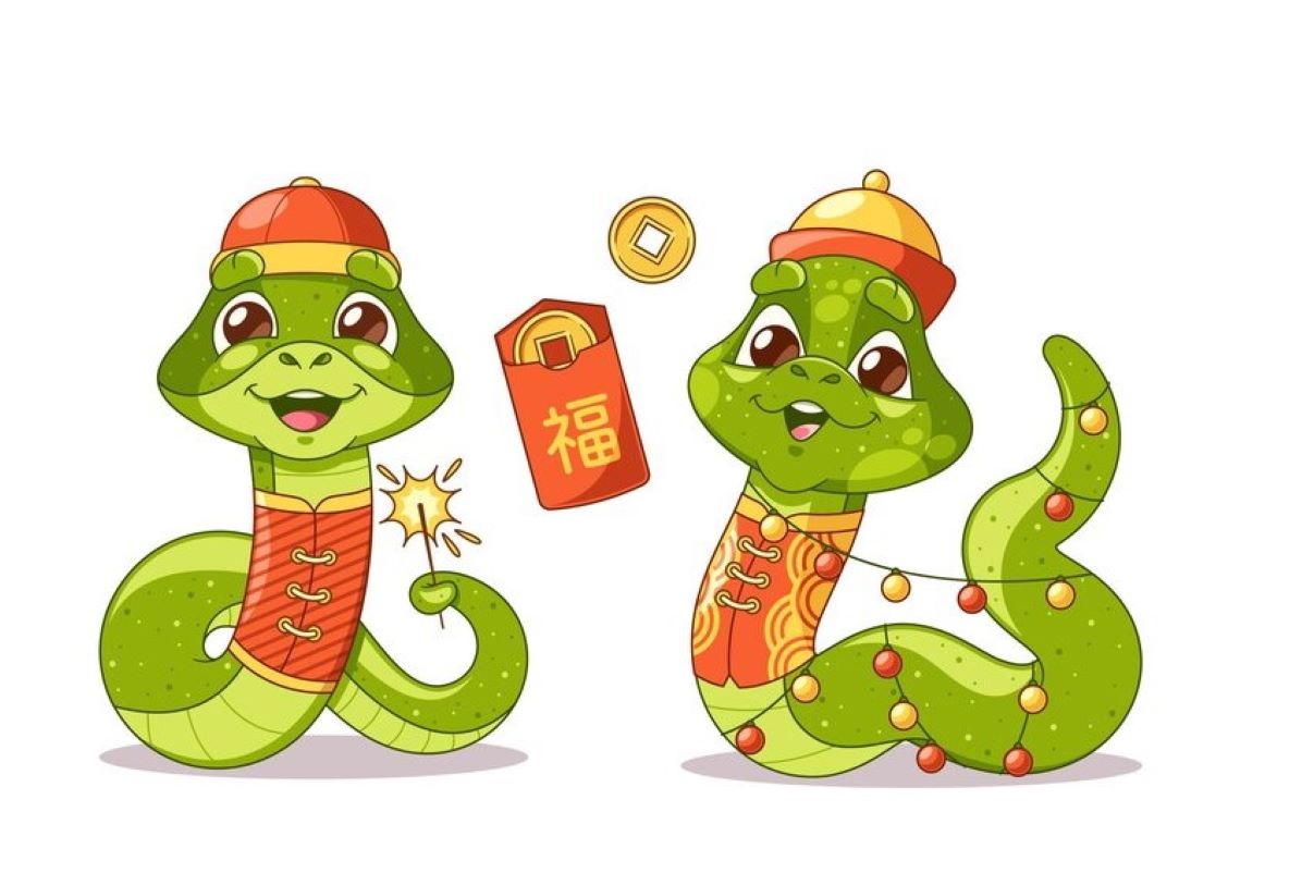 Ilustrasi shio yang paling mujur di tahun ular kayu. (freepik/goonerua) - Image