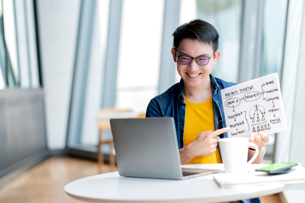 Ilustrasi pria dengan kecerdasan tinggi. (Freepik) - Image