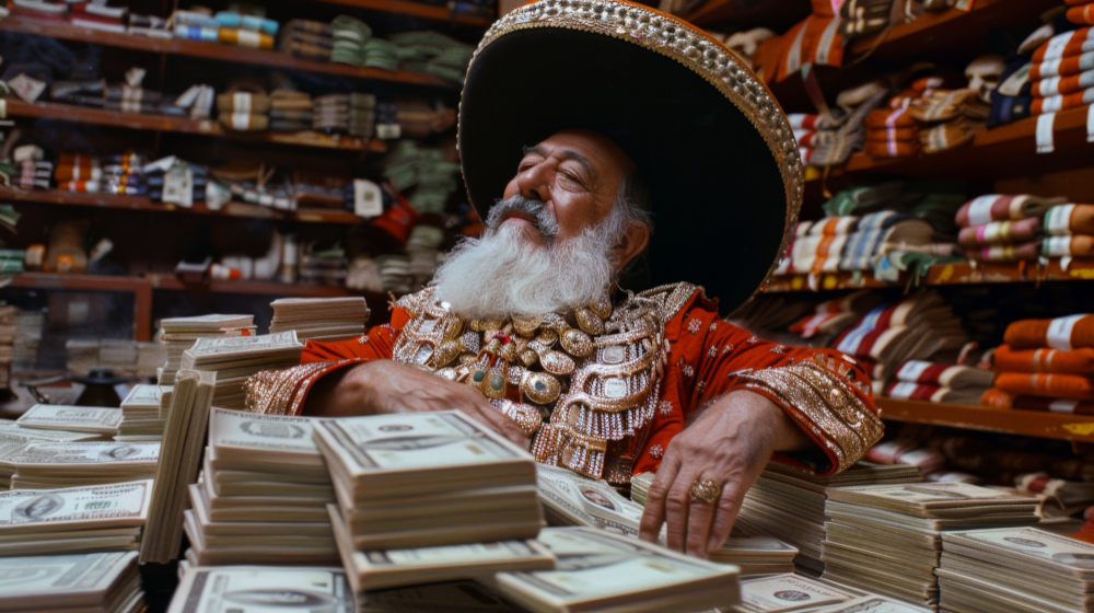 Ilustrasi orang yang rezekinya melimpah ruah. (Freepik) - Image