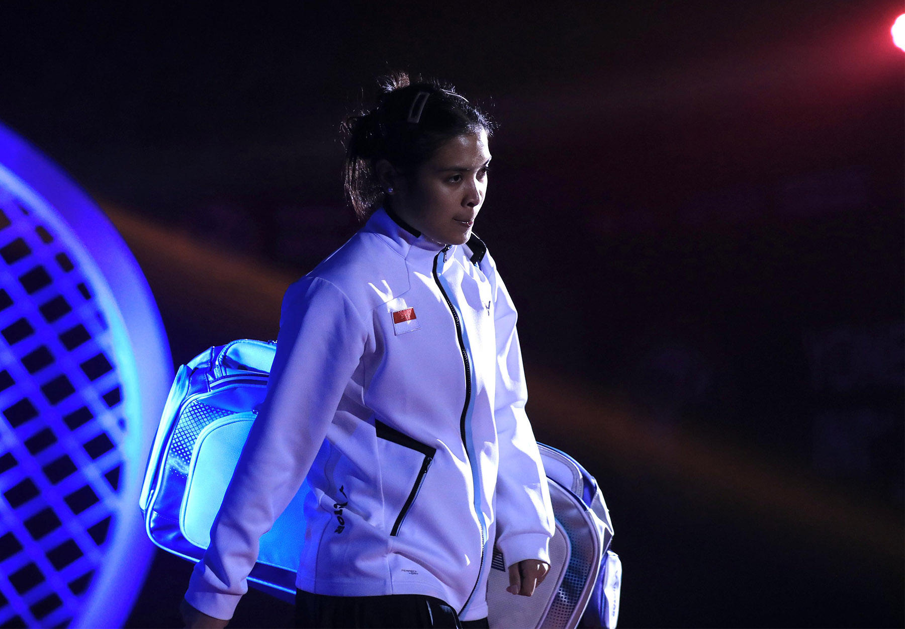 Foto: Gregoria Mariska harus mengakhiri perjuangannya di India Open 2025 pada babak semifinal. (Dok. PBSI) - Image