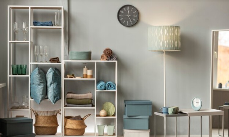 Ilustrasi rak lemari. (Freepik) - Image