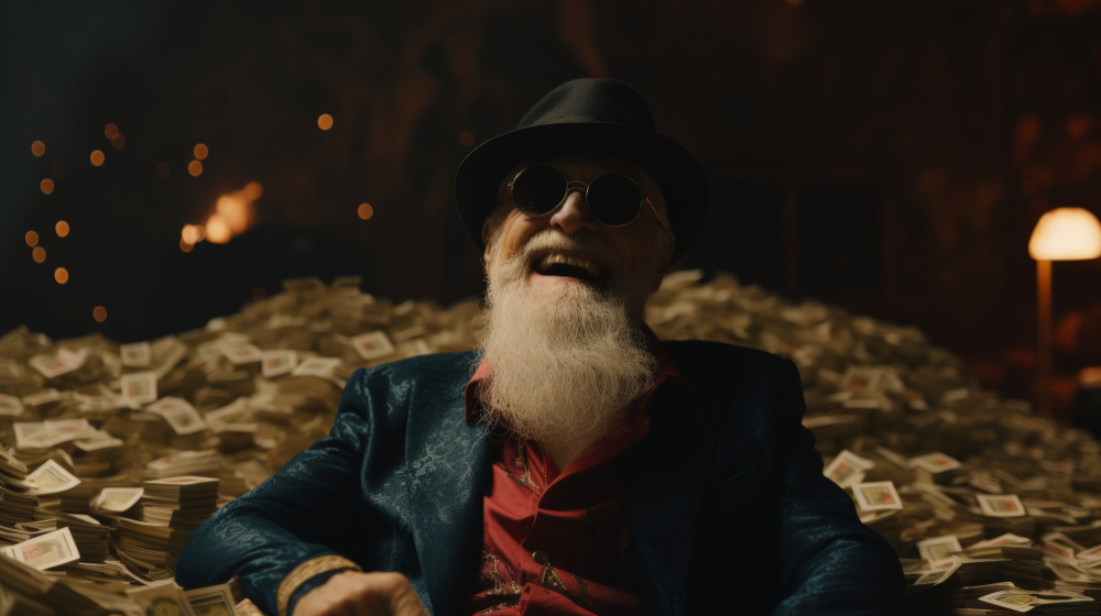 Ilustrasi orang dengan rezeki melimpah. (Freepik) - Image